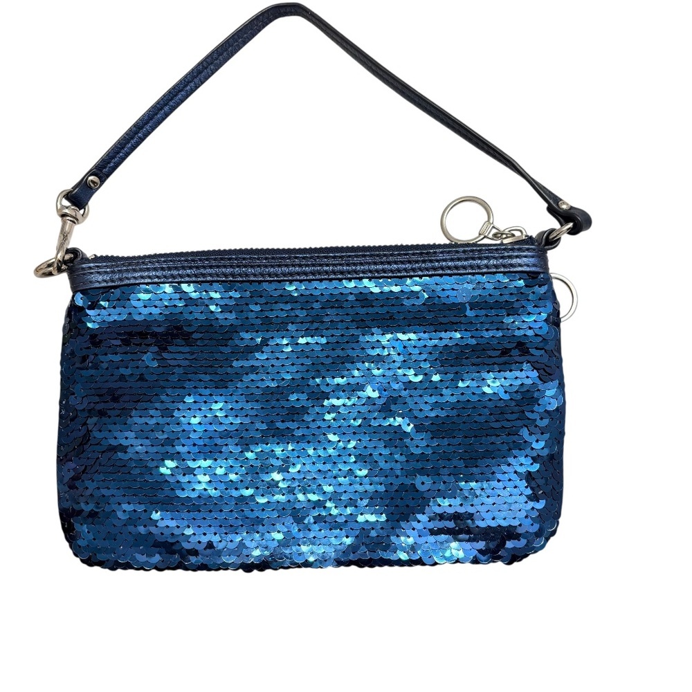 Coach vintage y2k poppy bleh metric sequined mini evening - Picture 4 of 6